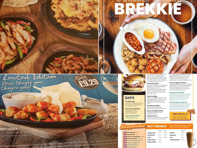 The Devonshire Arms Menu