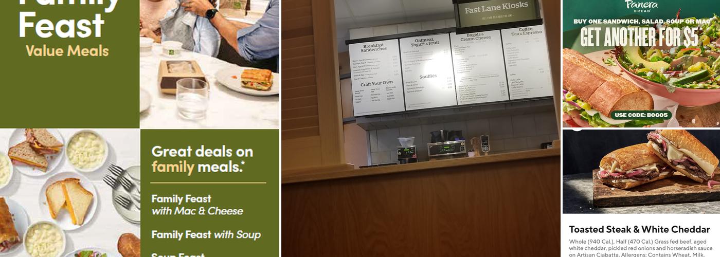 Panera Bread Menu