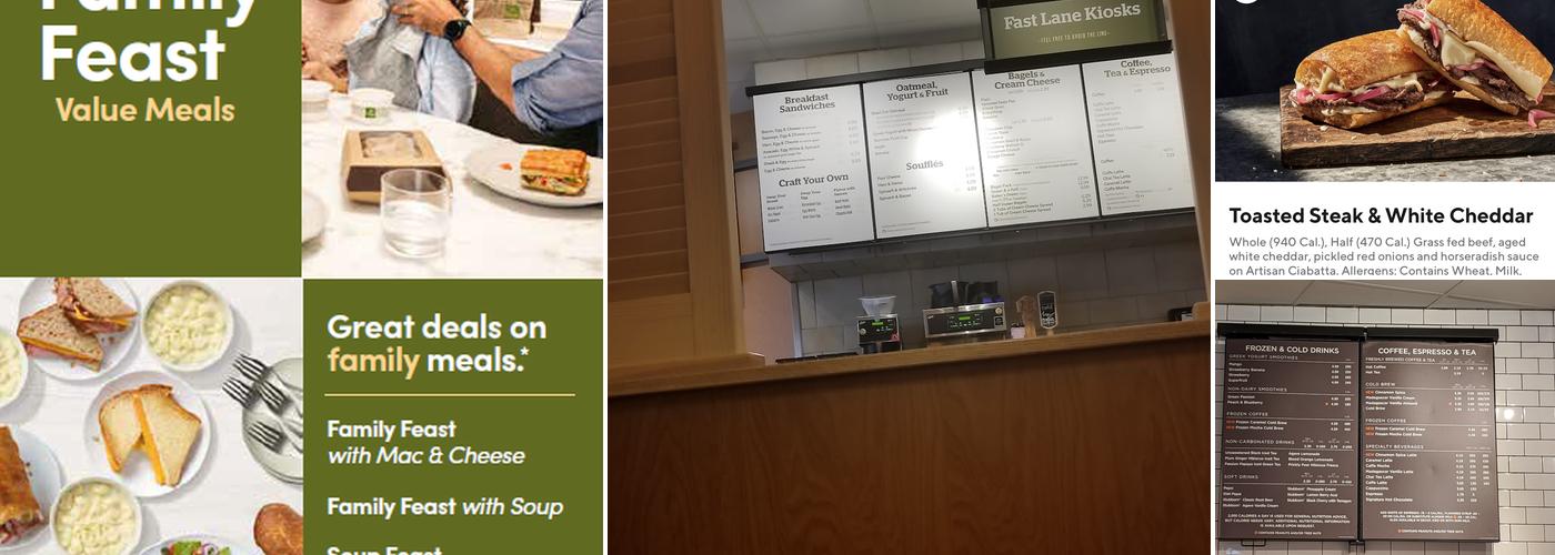 Panera Bread Menu