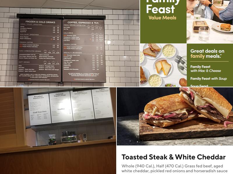 Panera Bread Menu