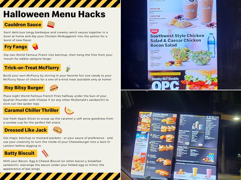 McDonald's Menu