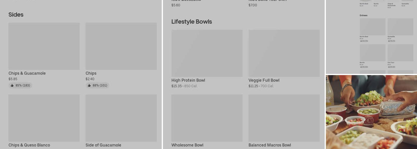 Chipotle Mexican Grill Menu