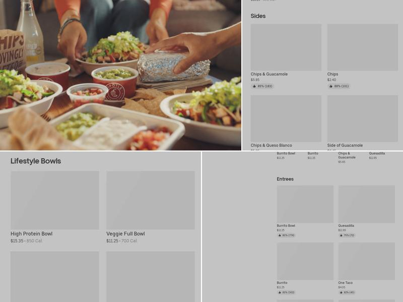 Chipotle Mexican Grill Menu