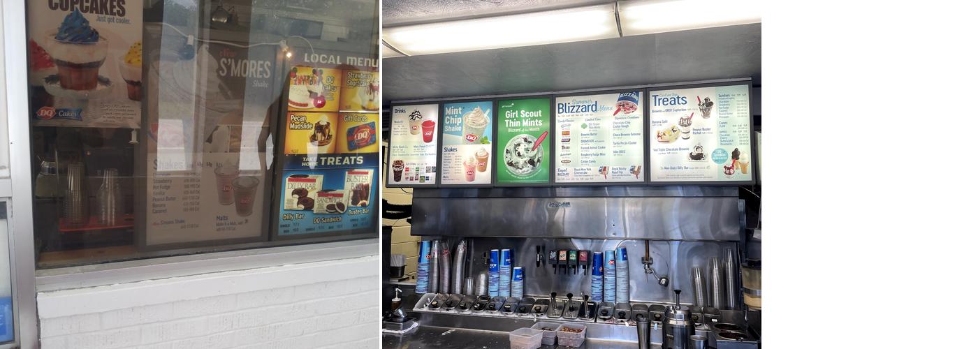 Dairy Queen Menu
