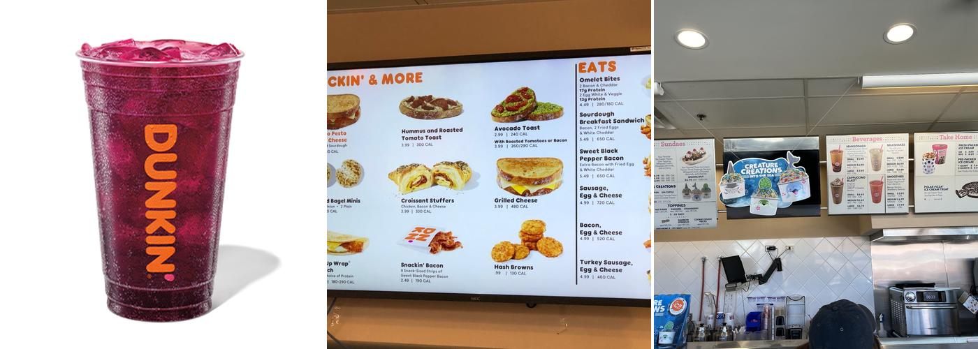 Dunkin' Menu