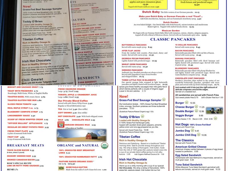 The Original Pancake House Menu