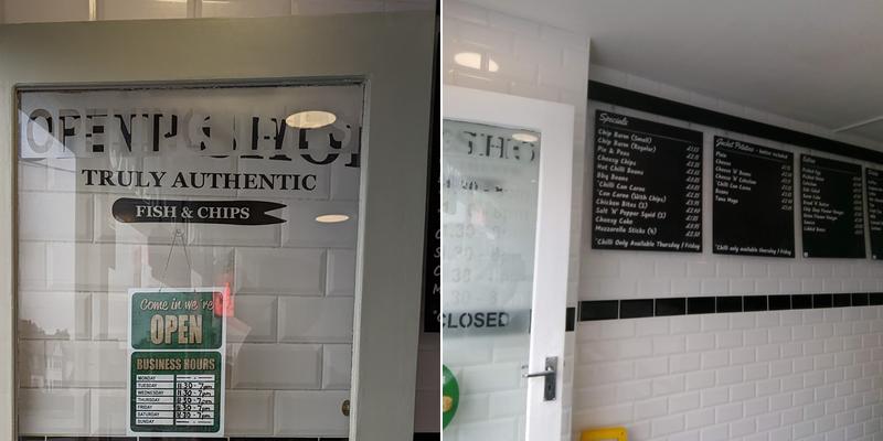 273 The Fishery Menu