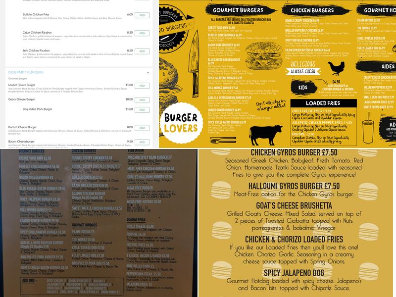 Backyard Burgers Menu