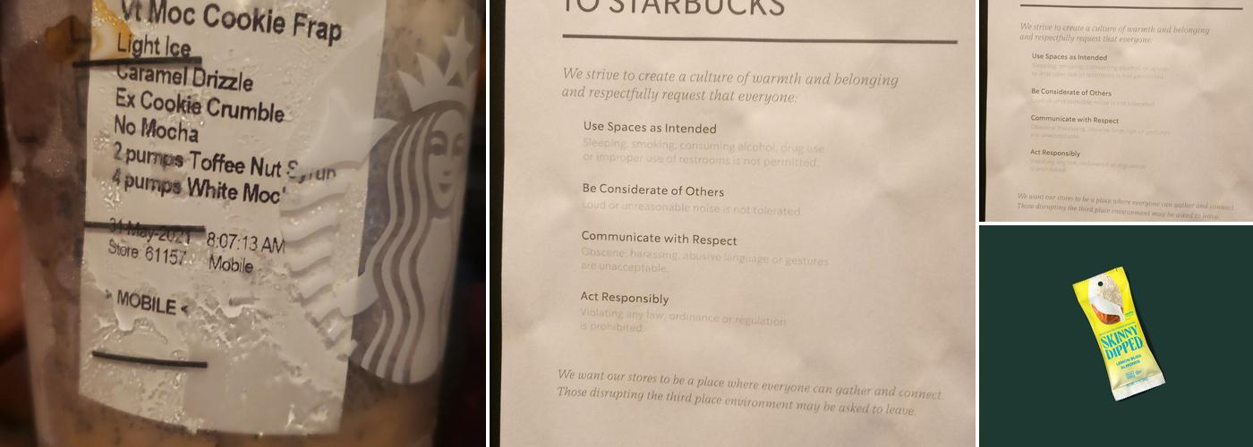 Starbucks Coffee Company Menu