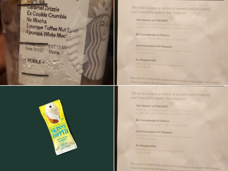Starbucks Coffee Company Menu