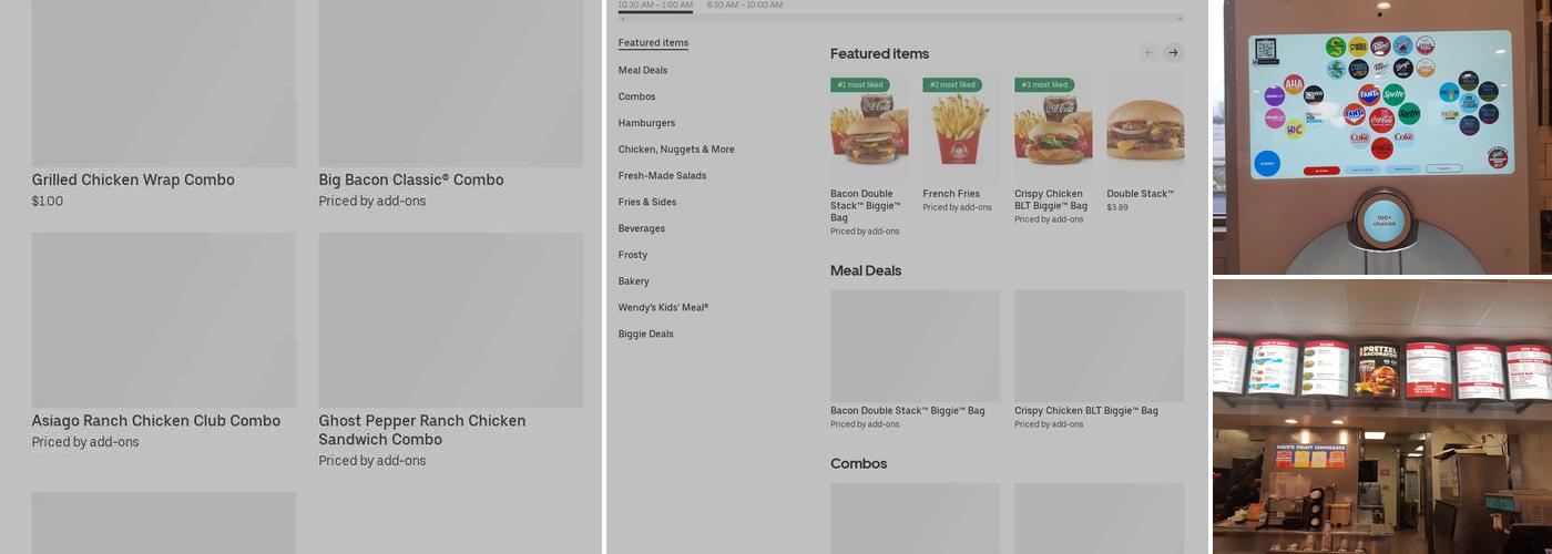 Wendy's Menu