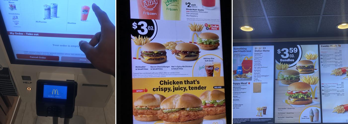 McDonald's Menu