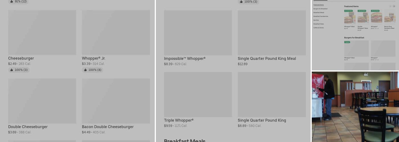 Burger King Menu