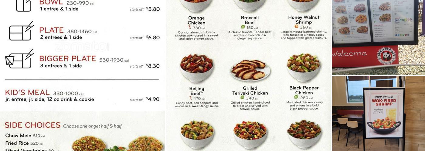 Panda Express Menu