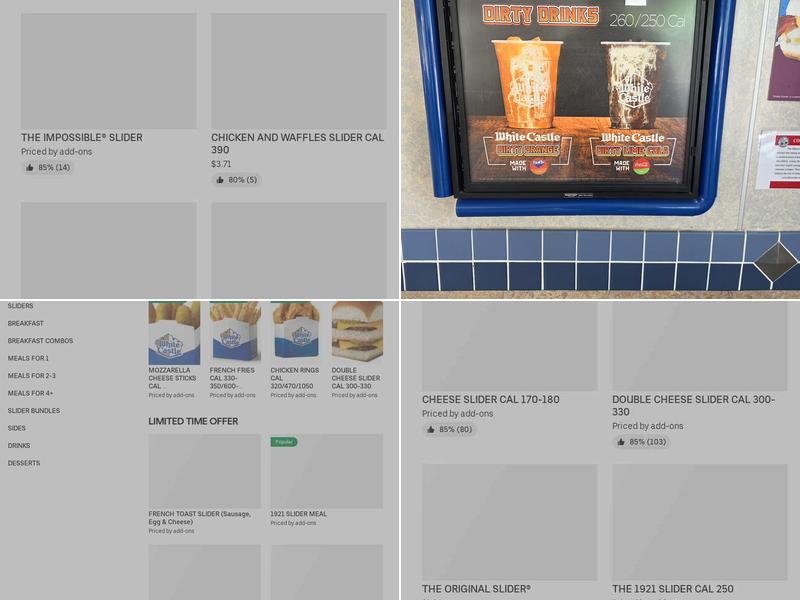 White Castle Menu