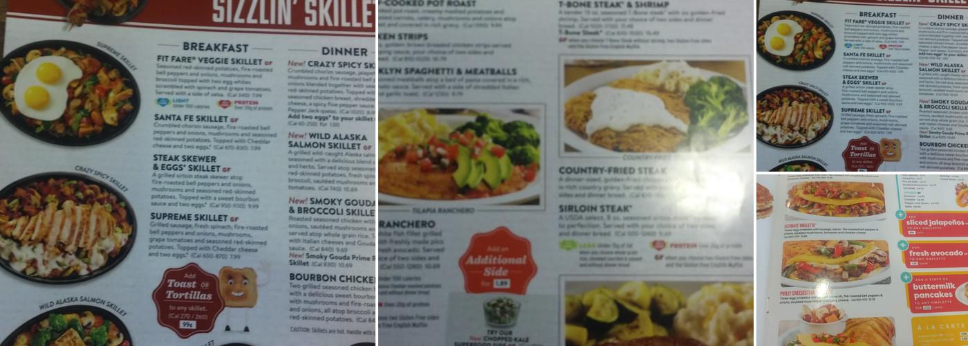 Denny's Menu