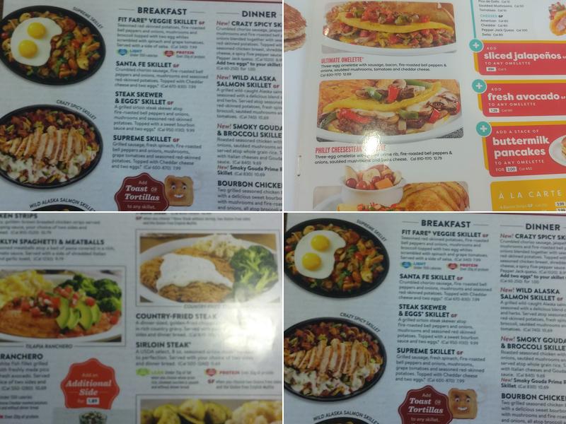Denny's Menu