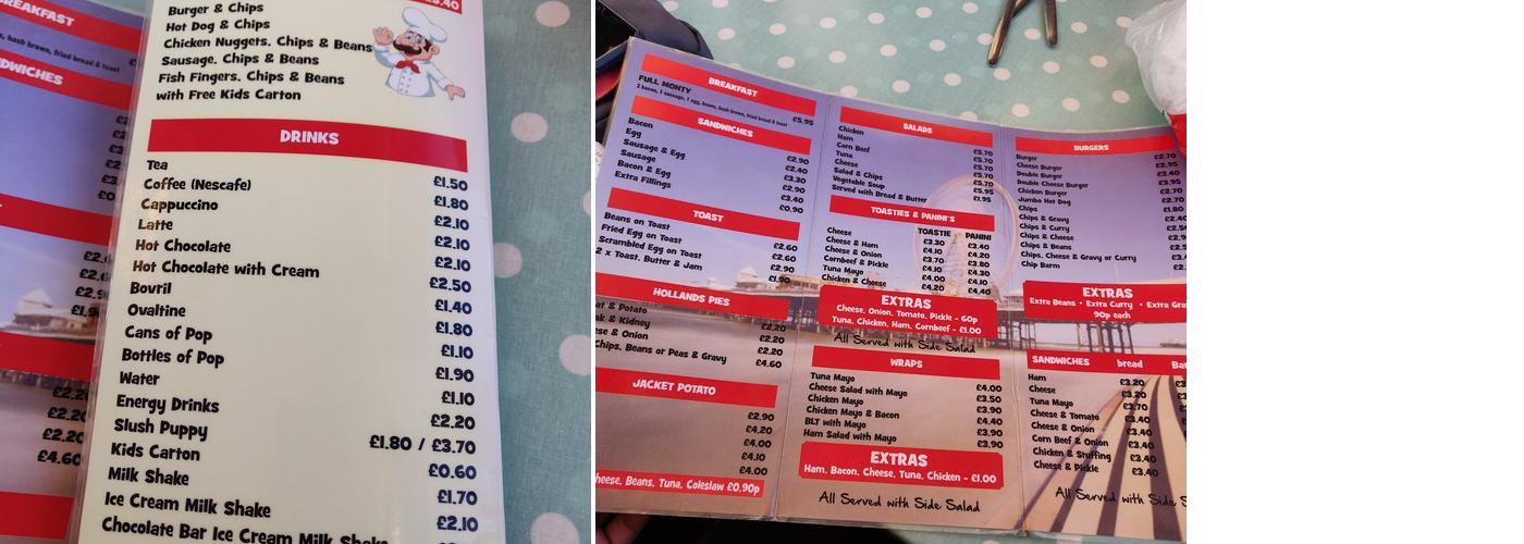 Wheelhouse Cafe Menu