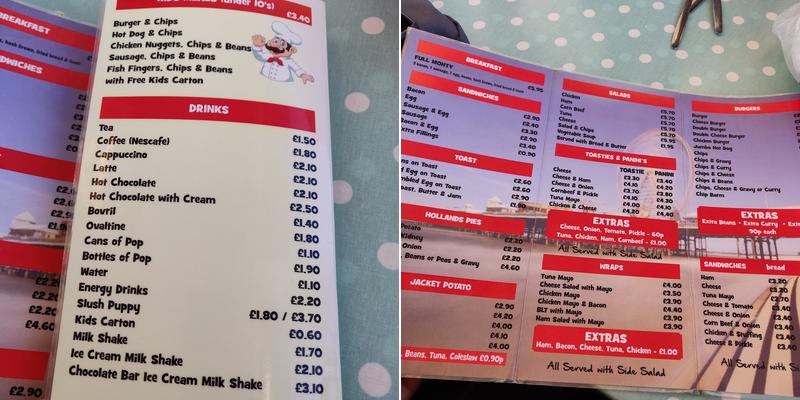 Wheelhouse Cafe Menu