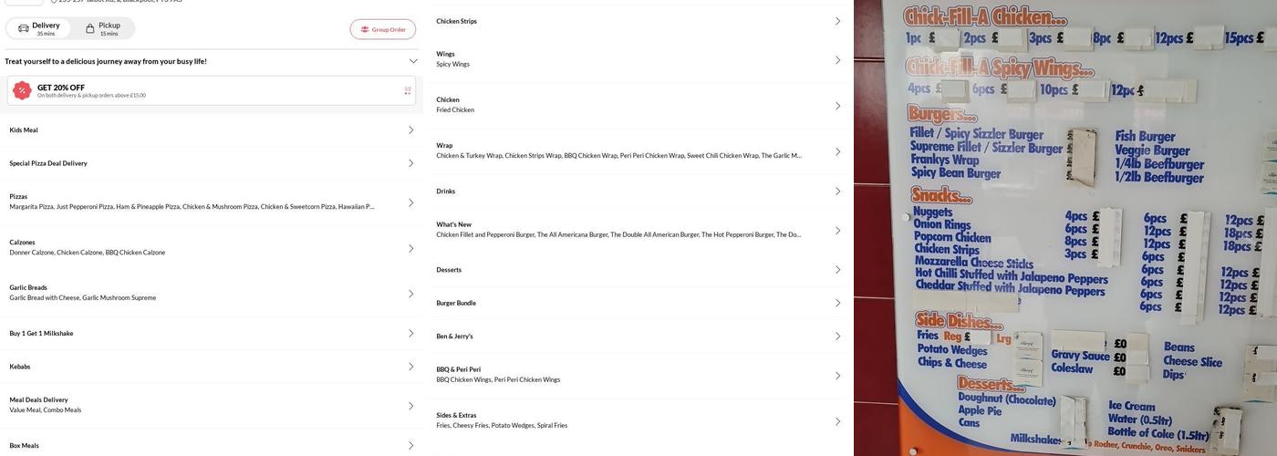 Chick-Fill-A Fried & Grilled Chicken Menu