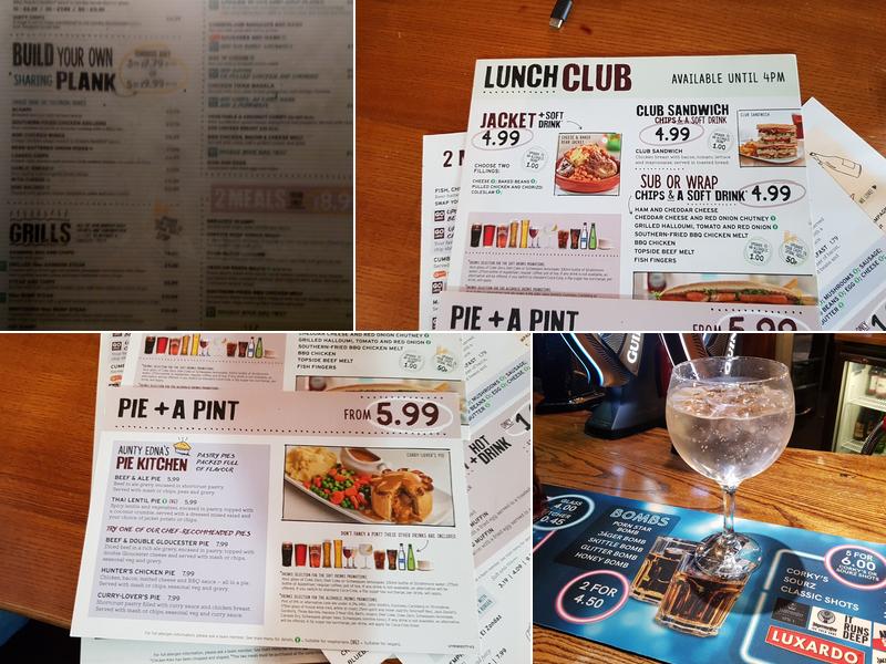 Station Blackpool Menu