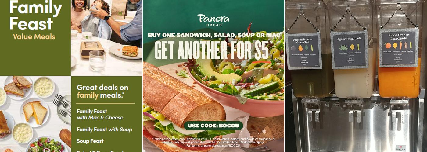 Panera Bread Menu