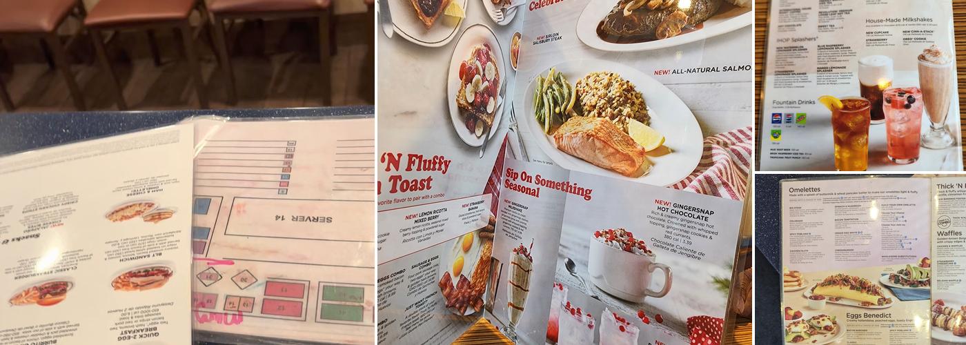 IHOP Menu