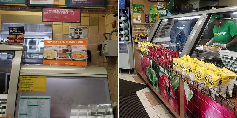 Subway Menu