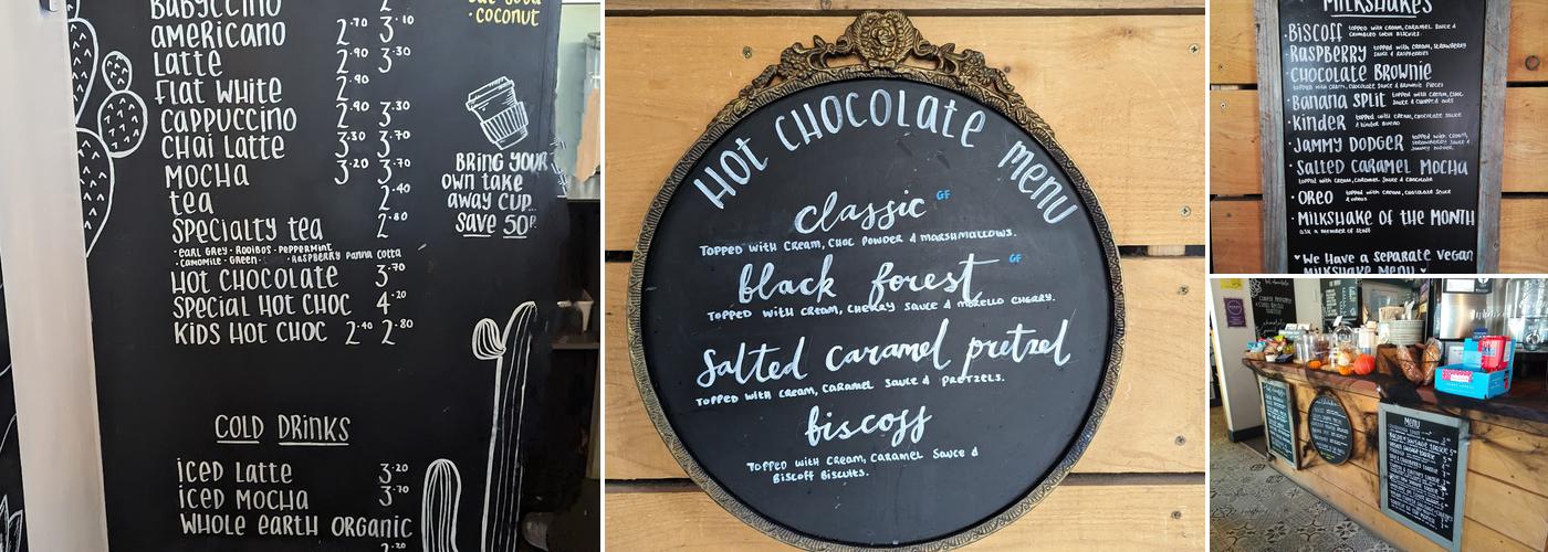 Black Cactus Cafe Menu