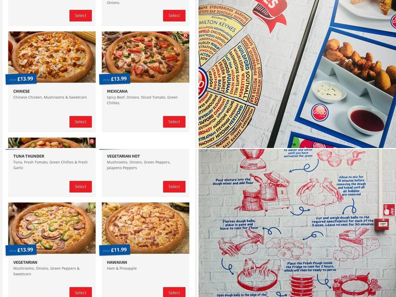 Pizza Go Go Bletchley Menu