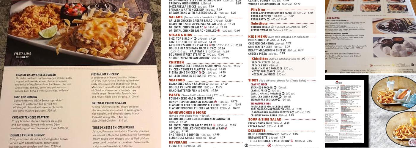 Applebee's Grill + Bar Menu