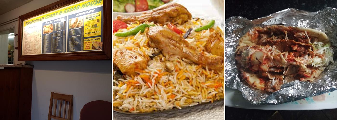 Somersham Curry Kebab Pizza