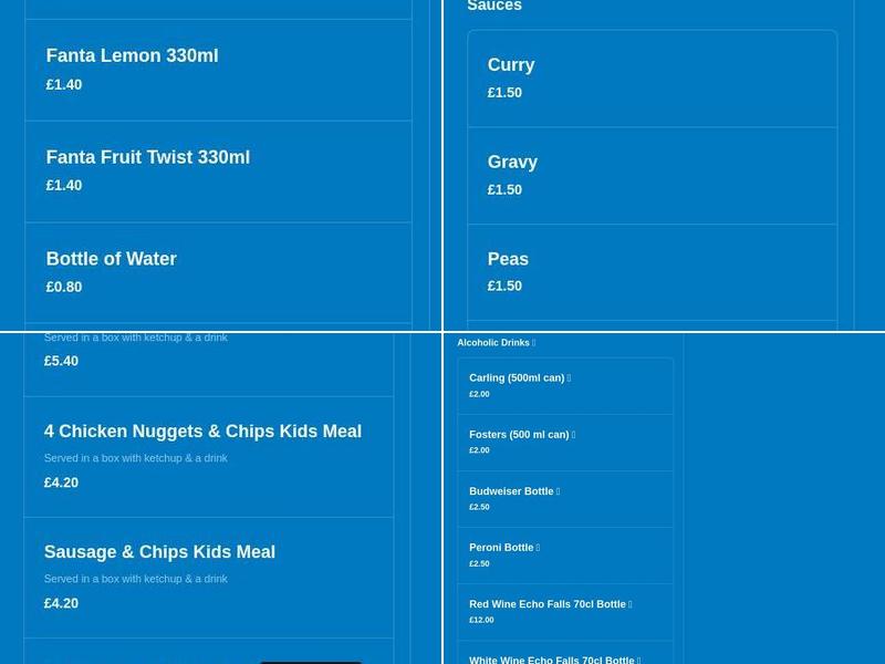 Surjans Fish n Chip Restaurant & Takeaway Menu