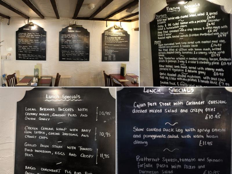 The House in The Tree Menu