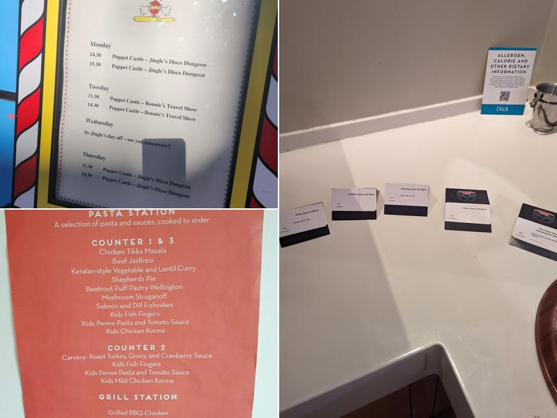 The Deck Restaurant Menu