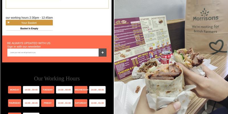 Best Kebab Bognor Menu