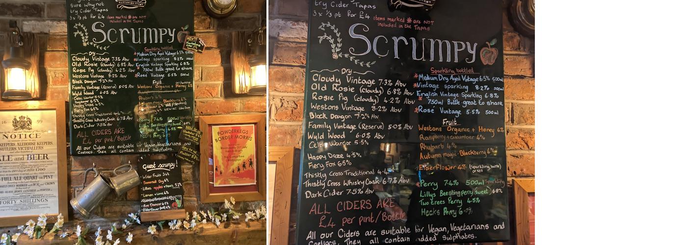 The Cotton Tree Menu