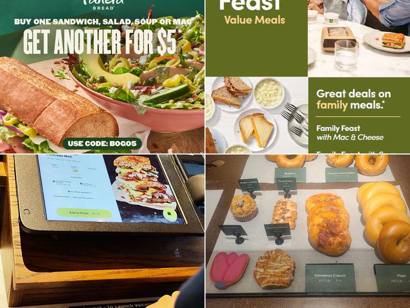 Panera Bread Menu