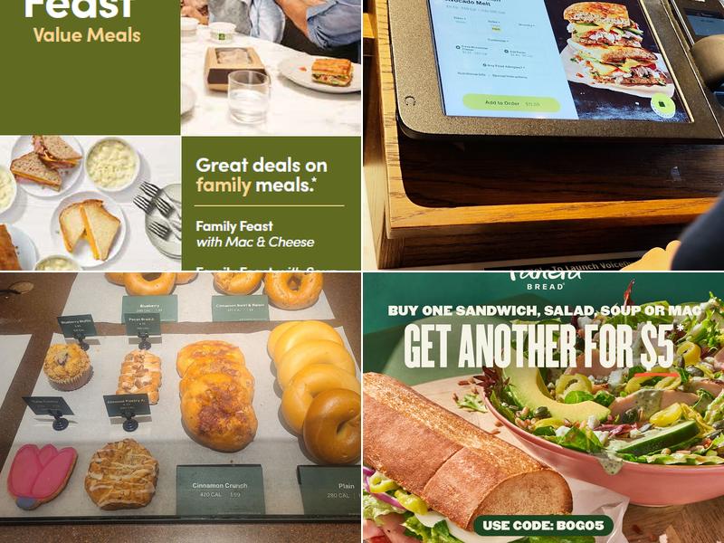 Panera Bread Menu