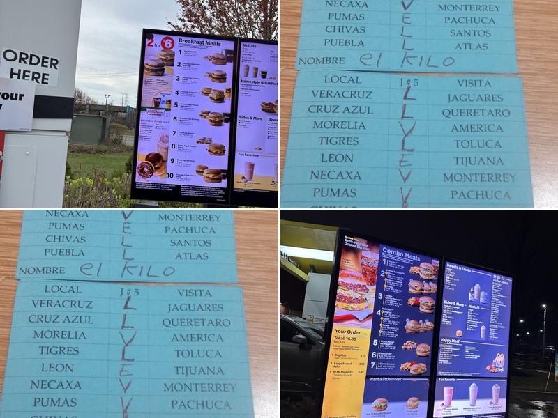 McDonald's Menu