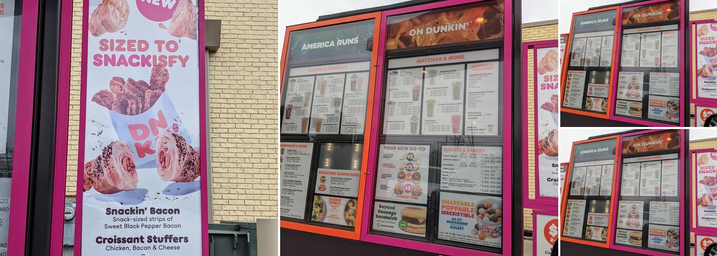 Dunkin' Menu