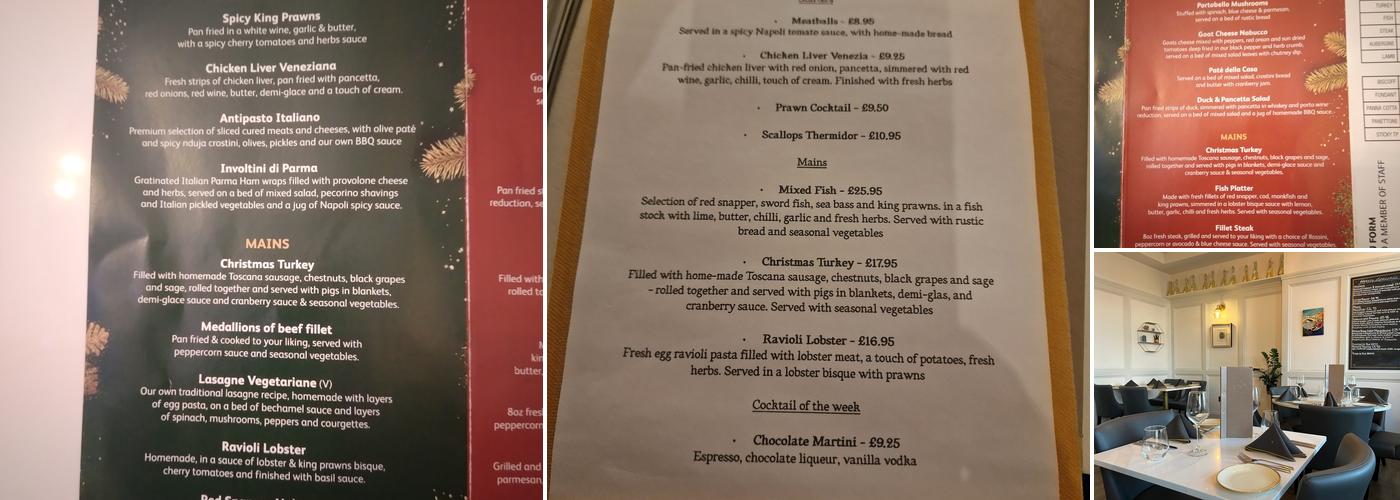 Nabucco Bar & Restaurant Menu