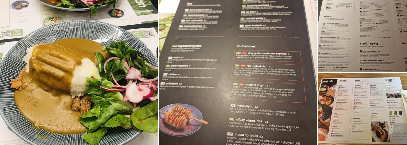 wagamama bolton Menu