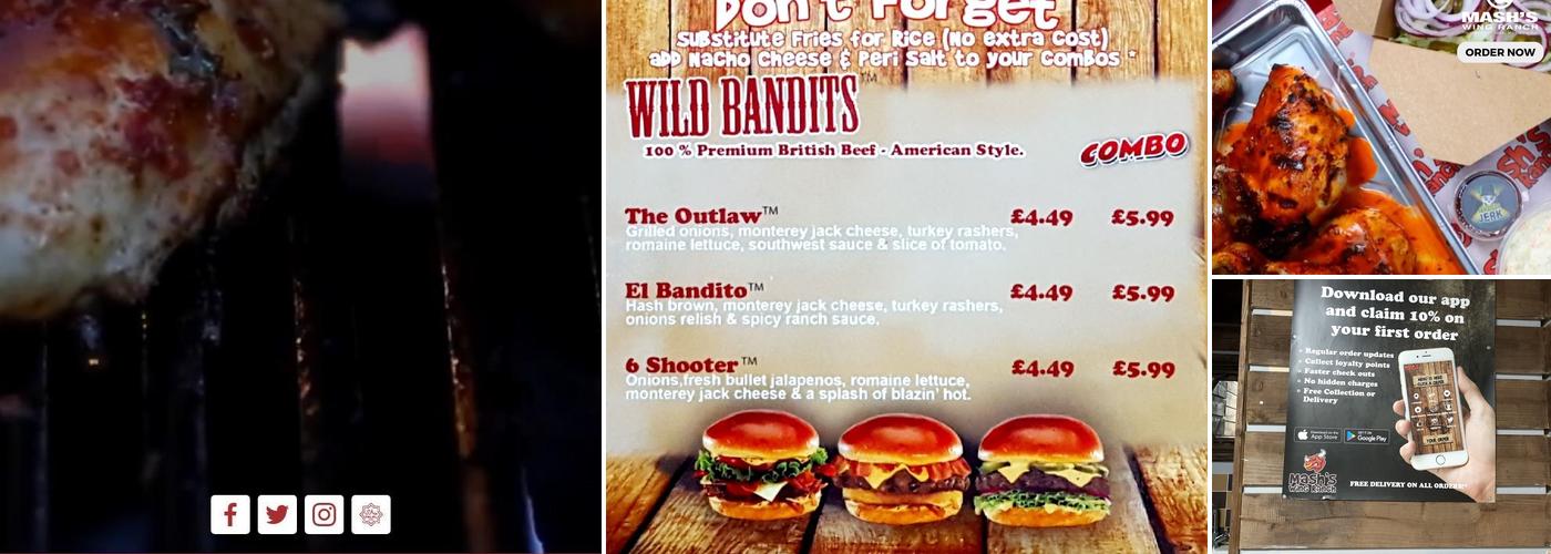 Mash's Wing Ranch Bolton Menu