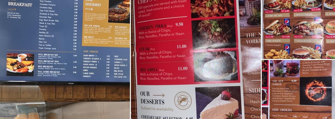 The Steakhouse Co Menu