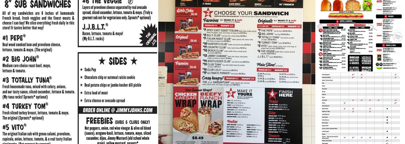 Jimmy John's Menu