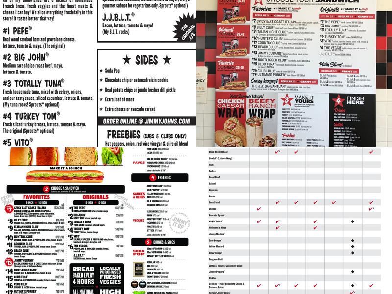 Jimmy John's Menu
