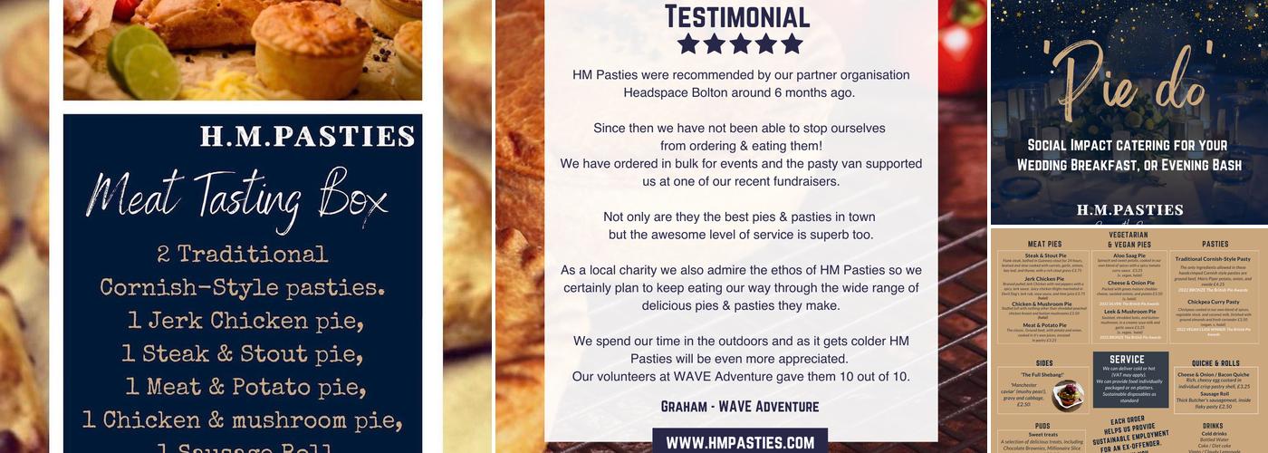 HM Pasties Menu