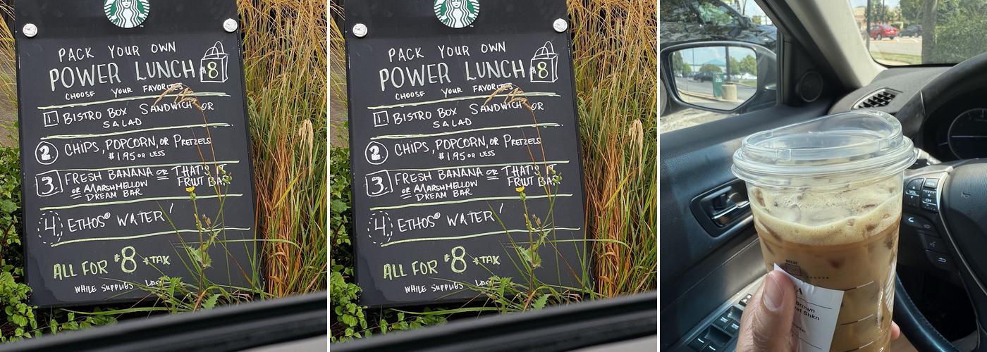 Starbucks Coffee Company Menu