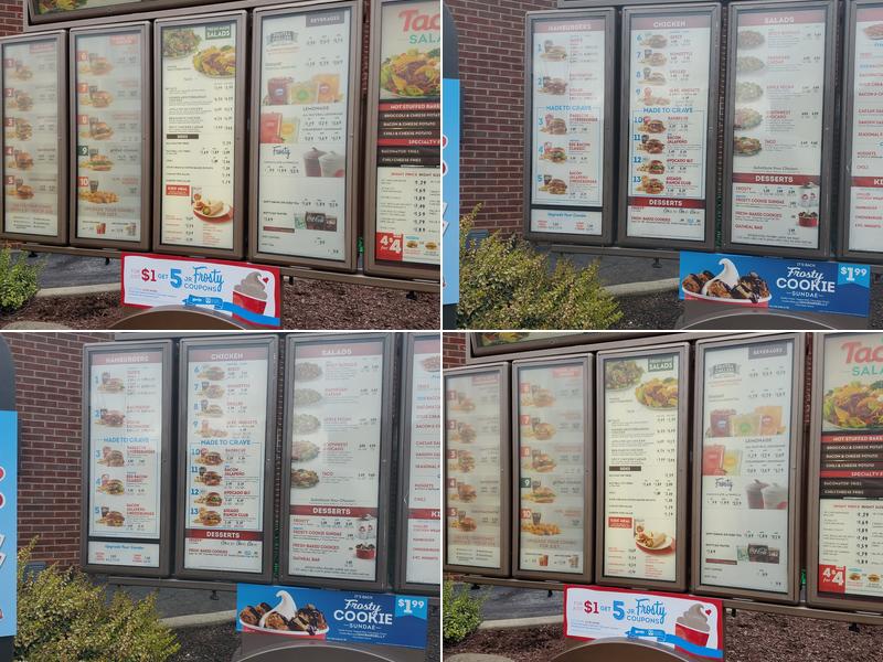 Wendy's Menu
